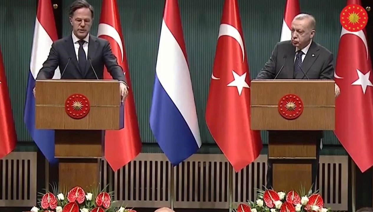 SON DAKİKA HABERİ:Erdoğan-Rutte ortak açıklama