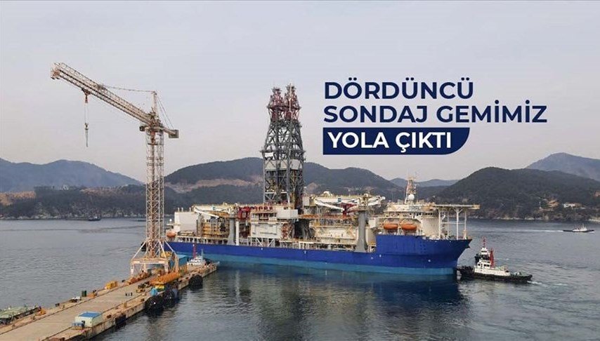 Türkiye’nin dördüncü sondaj gemisi yola çıktı