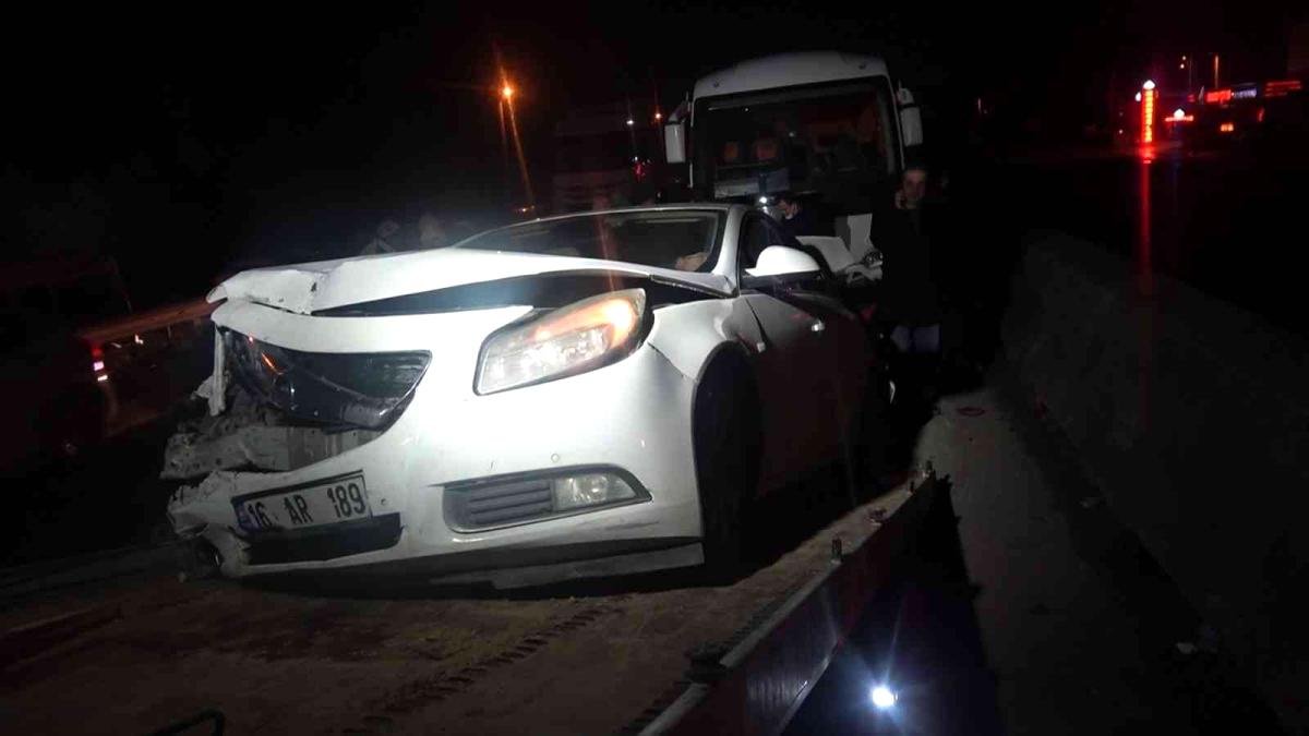 Yalova’da 7 araç birbirine girdi: 1 yaralı