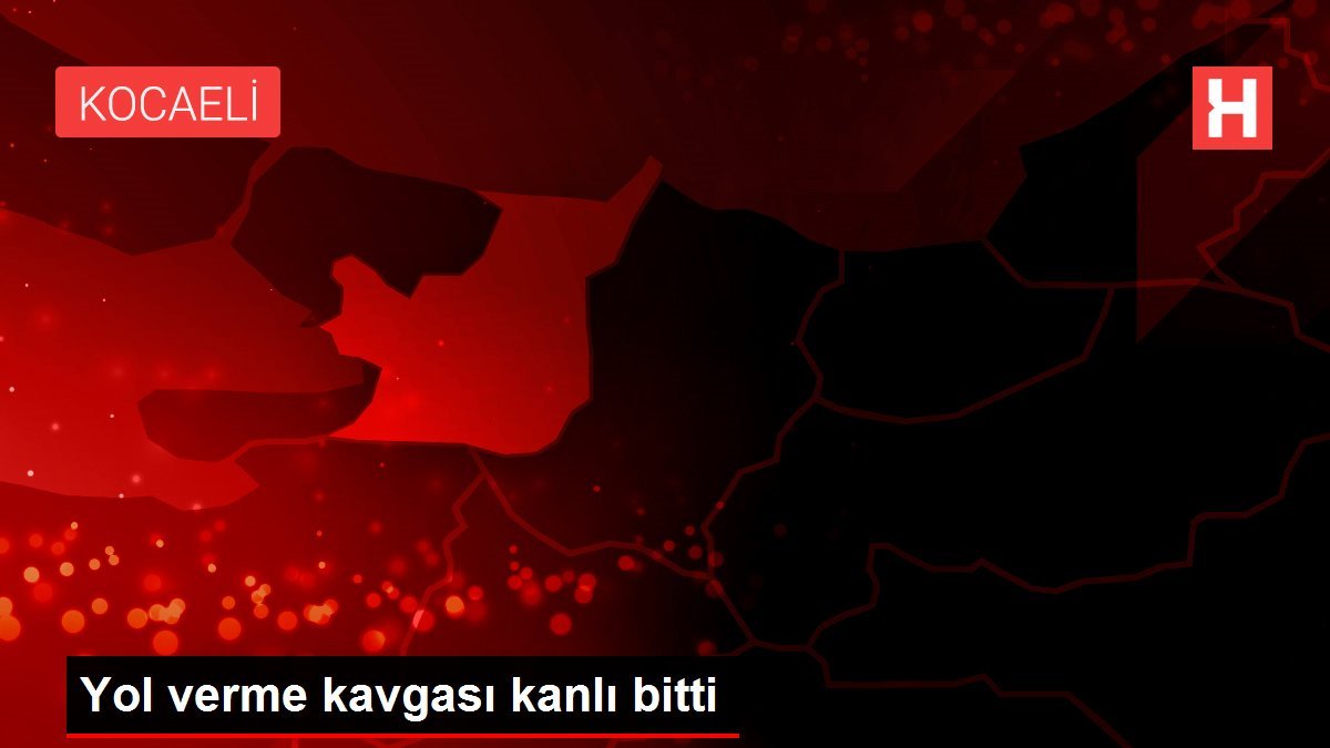 Yol verme kavgası kanlı bitti