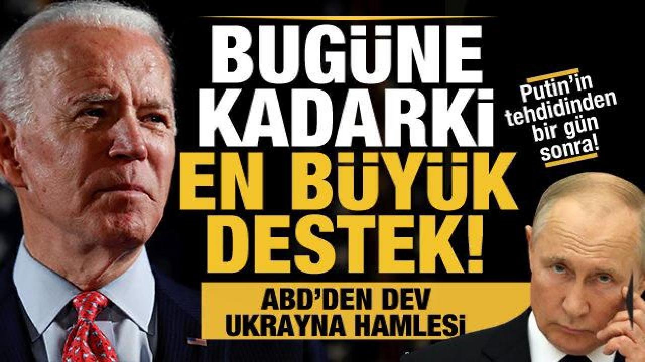 ABD’den son dakika Ukrayna için dev yardım fonu… Rus oligarklar için de düğmeye basıldı