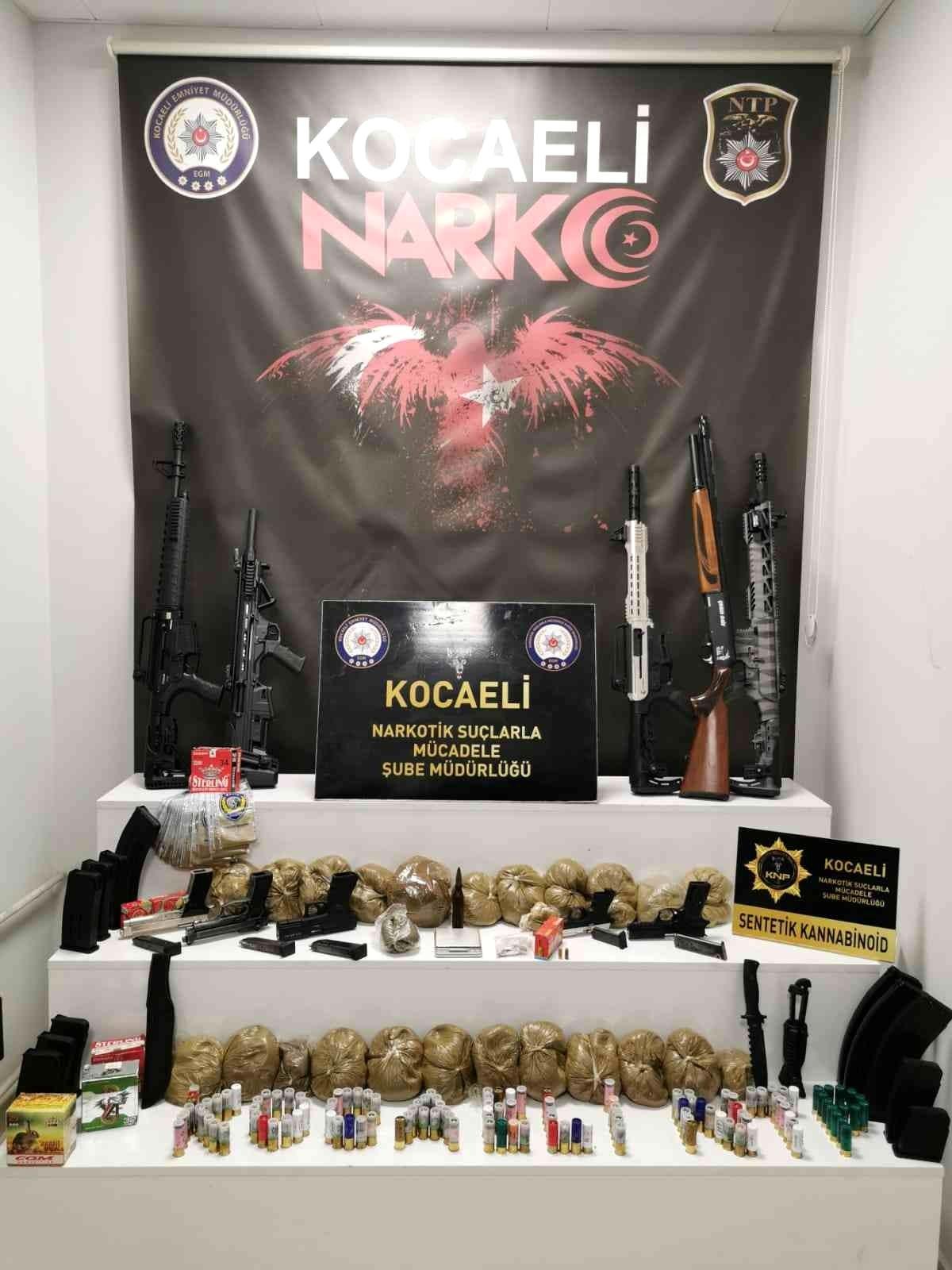 Kocaeli’de 10 kilo sentetik uyuşturucu ele geçirildi