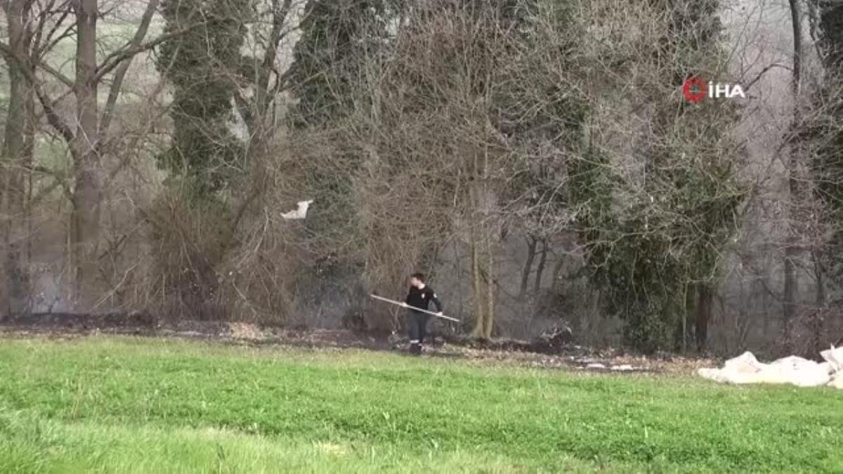 Kocaeli’de ormanlık alanda yangın