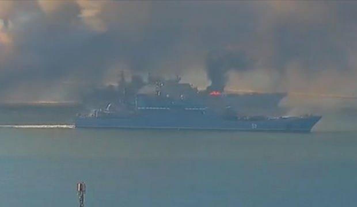 Litvanya: Ukrayna’nın vurduğu Rus gemisinden 54 kişiyi Türk gemisi kurtardı