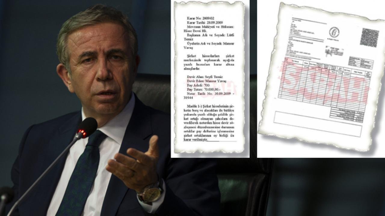 Namus sözü yalan oldu… Mansur Yavaş ihaleyi ortağının oğluna vermiş