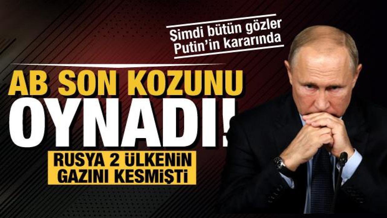 Rusya iki ülkenin gazını kesti AB’den anında karşılık geldi
