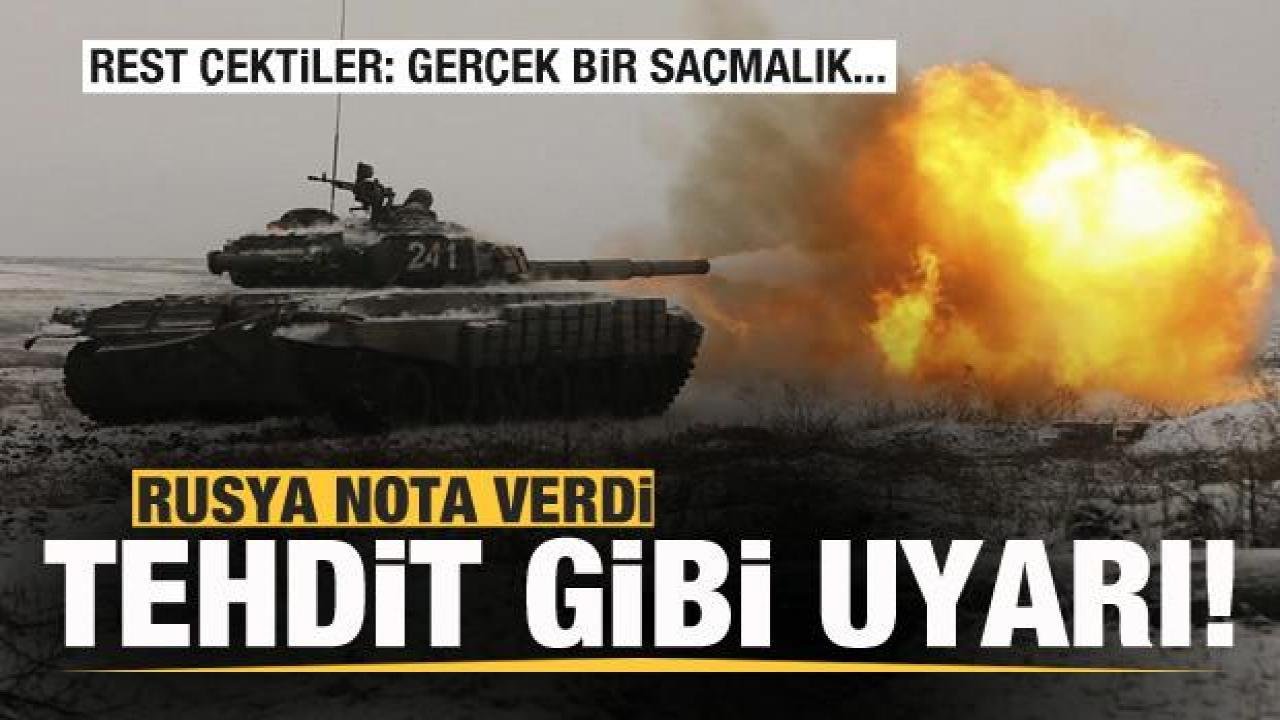 Rusya nota verdi! Tehdit gibi uyarı! Rest çektiler: Gerçek bir saçmalık…
