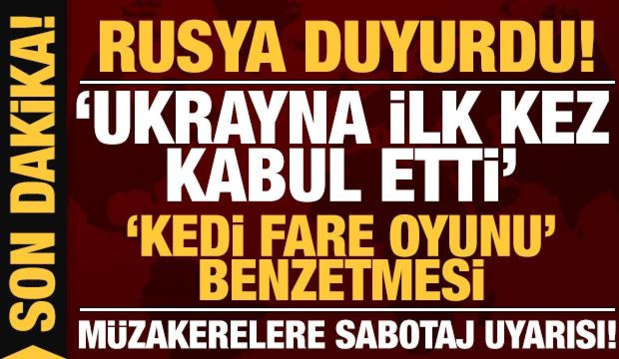 Rusya’nın Ukrayna işgali 42. gününde: Lavrov duyurdu: Ukrayna ilk kez kabul etti!