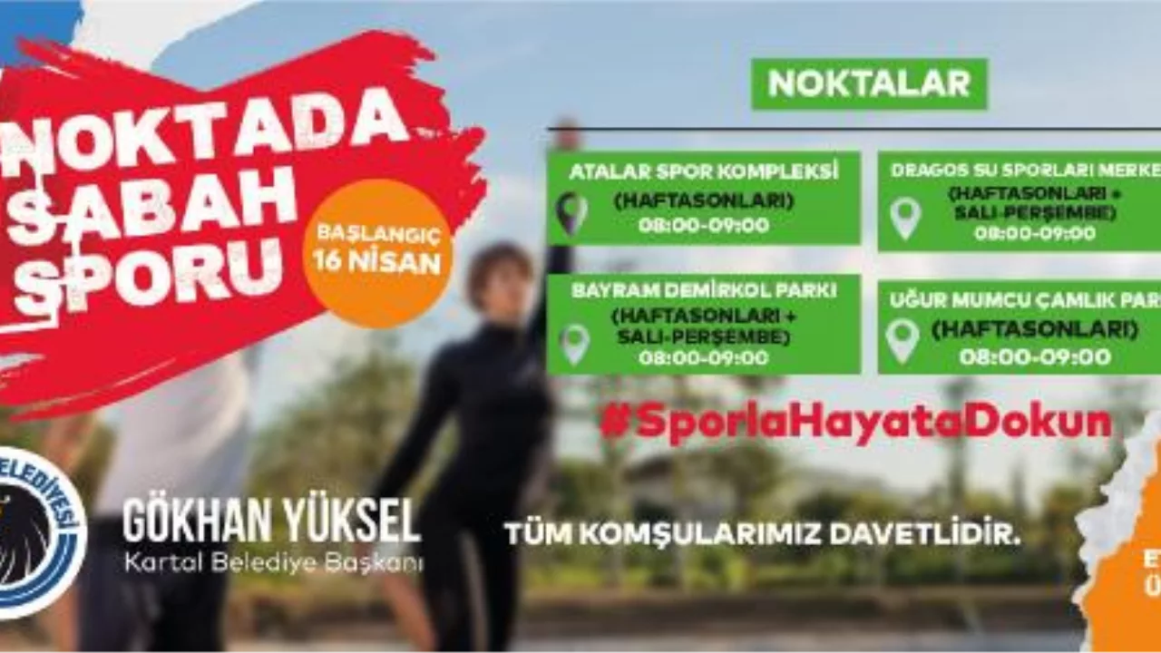 Sağlıklı yaşam bilinçli spor etkinlikleri başlıyor