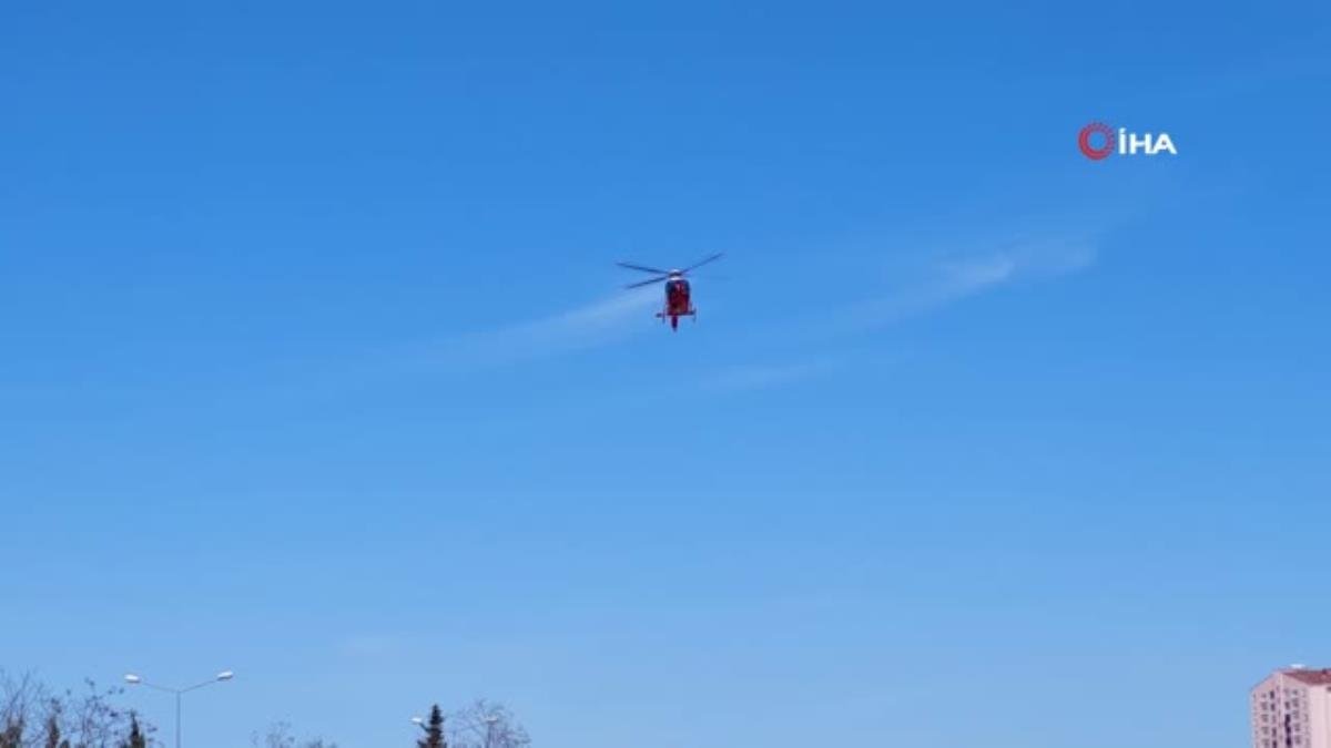 Son dakika haberleri: Kalp ritmi bozuk hasta ambulans helikopterle hastaneye sevk edildi