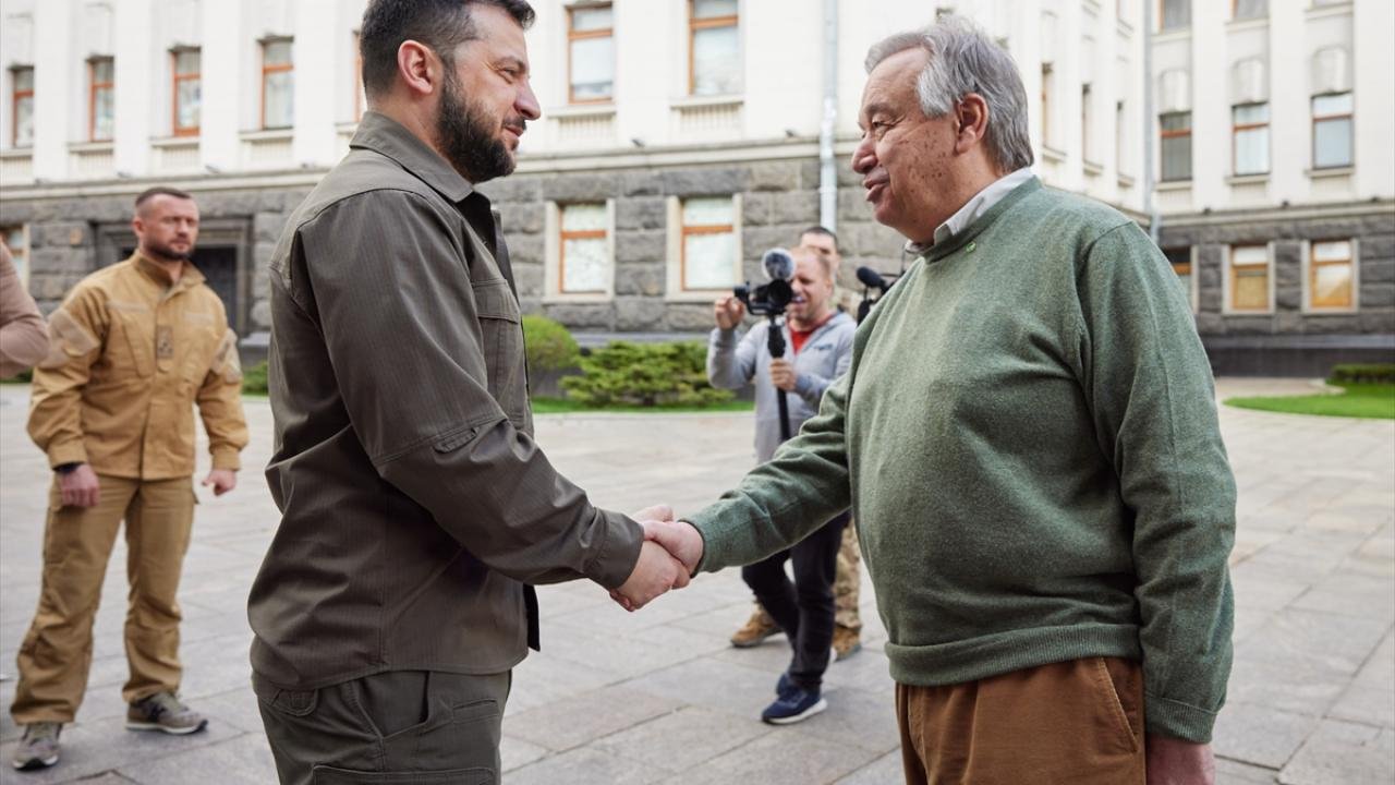 Ukrayna: Rusya Kiev’i BM Genel Sekreteri Guterres’in ziyareti sırasında vurdu