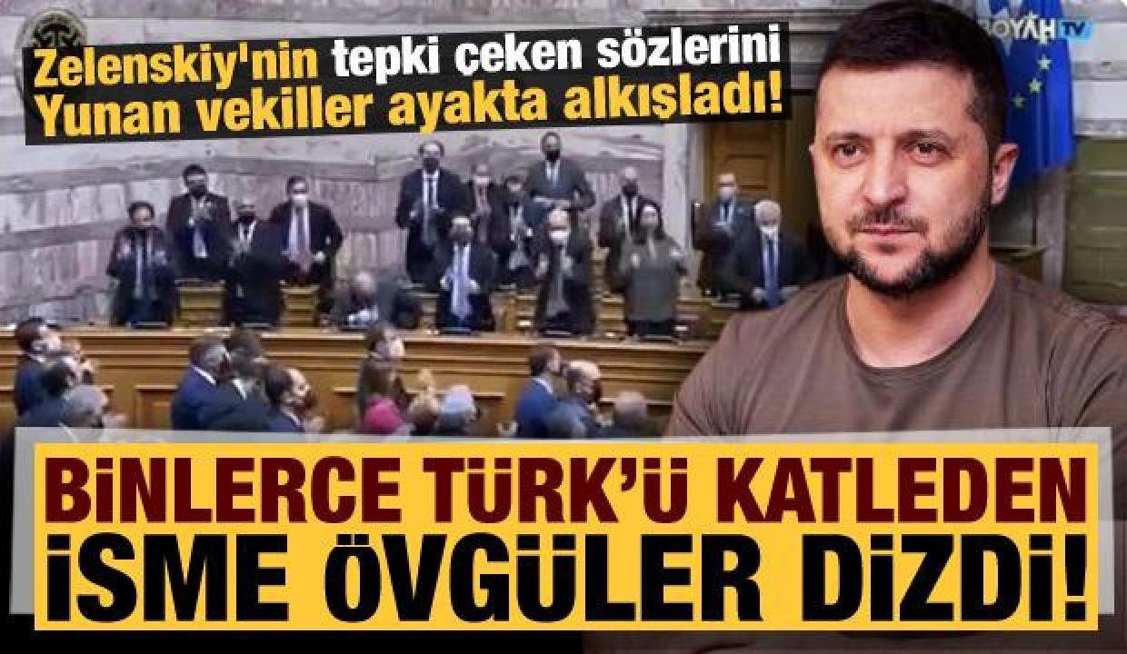 Zelenskiy’den tepki çeken açıklamalar: Binlerce Türk’ü katleden isme övgüler dizdi!