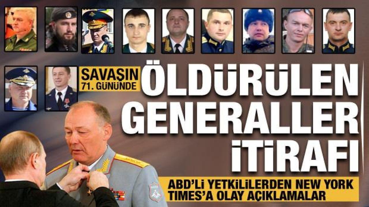 New York Times: Rus generallerin öldürülmesinin arkasında ABD istihbaratı var