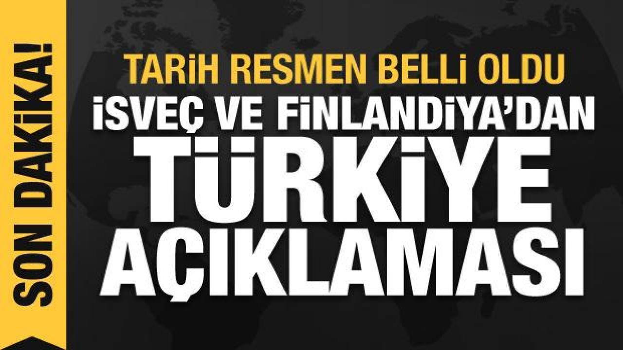 İsveç ve Finlandiya’dan Türkiye açıklaması: NATO’ya başvuracakları tarih belli oldu