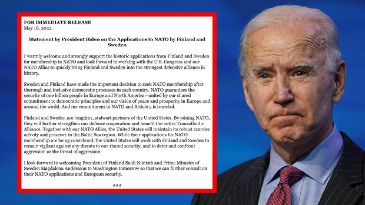 Biden’dan Finlandiya ve İsveç’e destek açıklaması