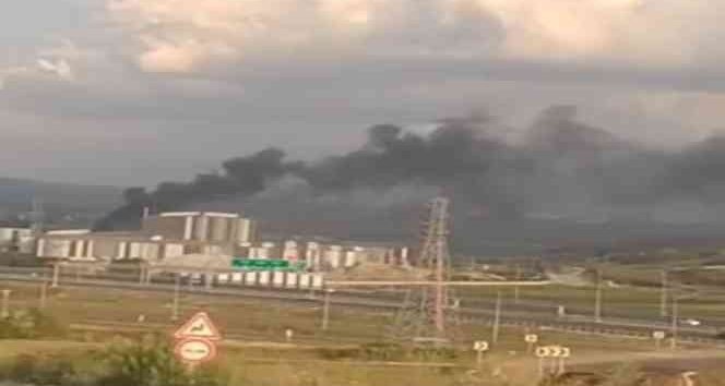 Demir Çelik Fabrikasında Yangın