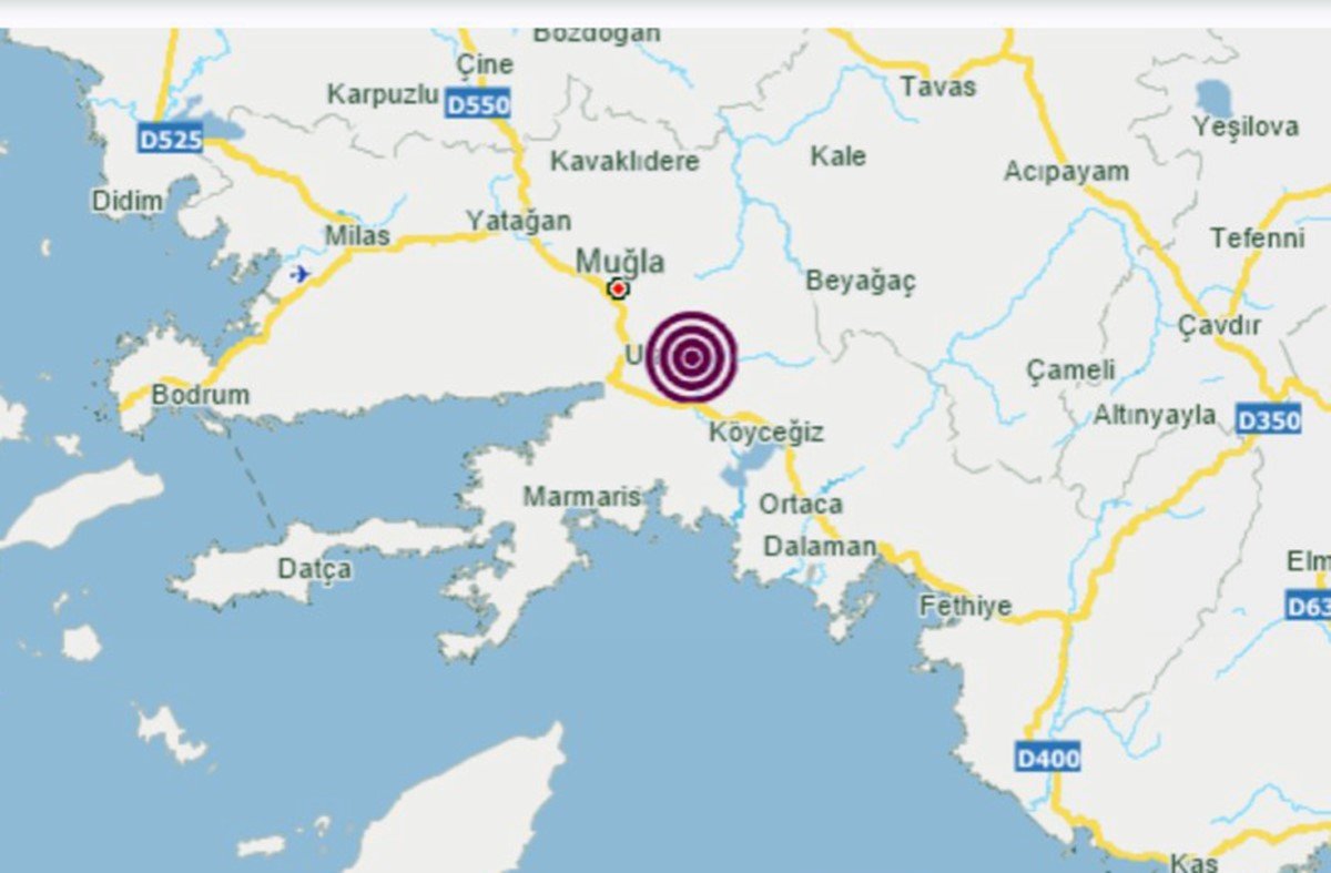 Muğla’da Depremler Art Arda Devam Ediyor