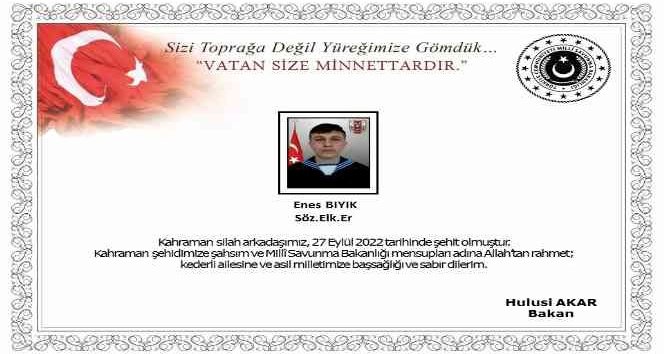 Denize Düşen Asker Şehit Oldu