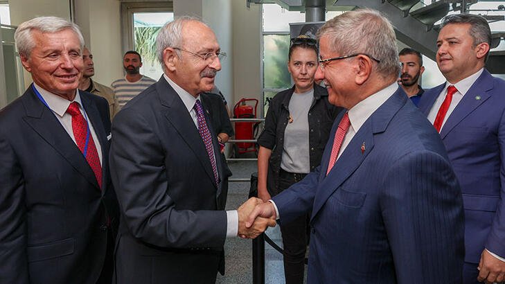 Kılıçdaroğlu ve Davutoğlu Altılı Masa Açıklaması Yaptı