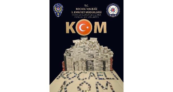 Kartepe’de 11 Bin 100 Paket Kaçak Sigara Ele Geçirildi