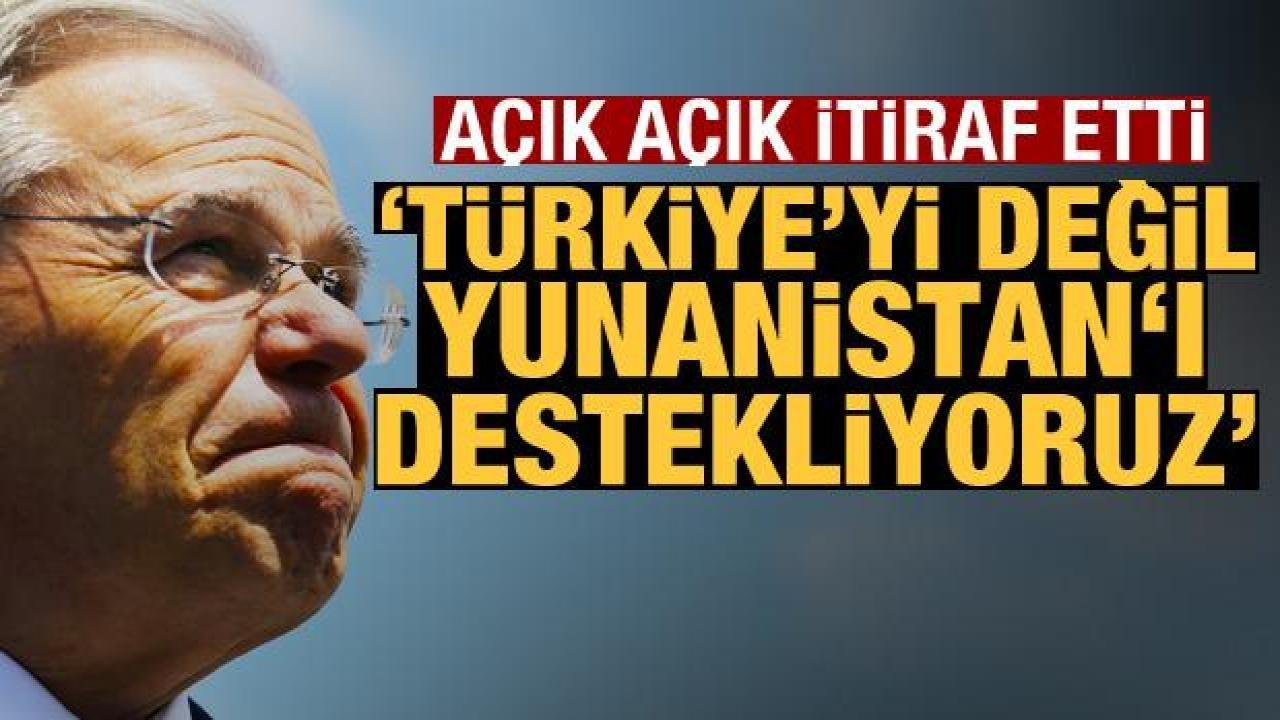 Açık açık itiraf etti: Türkiye’yi değil, Yunanistan’ı destekliyoruz