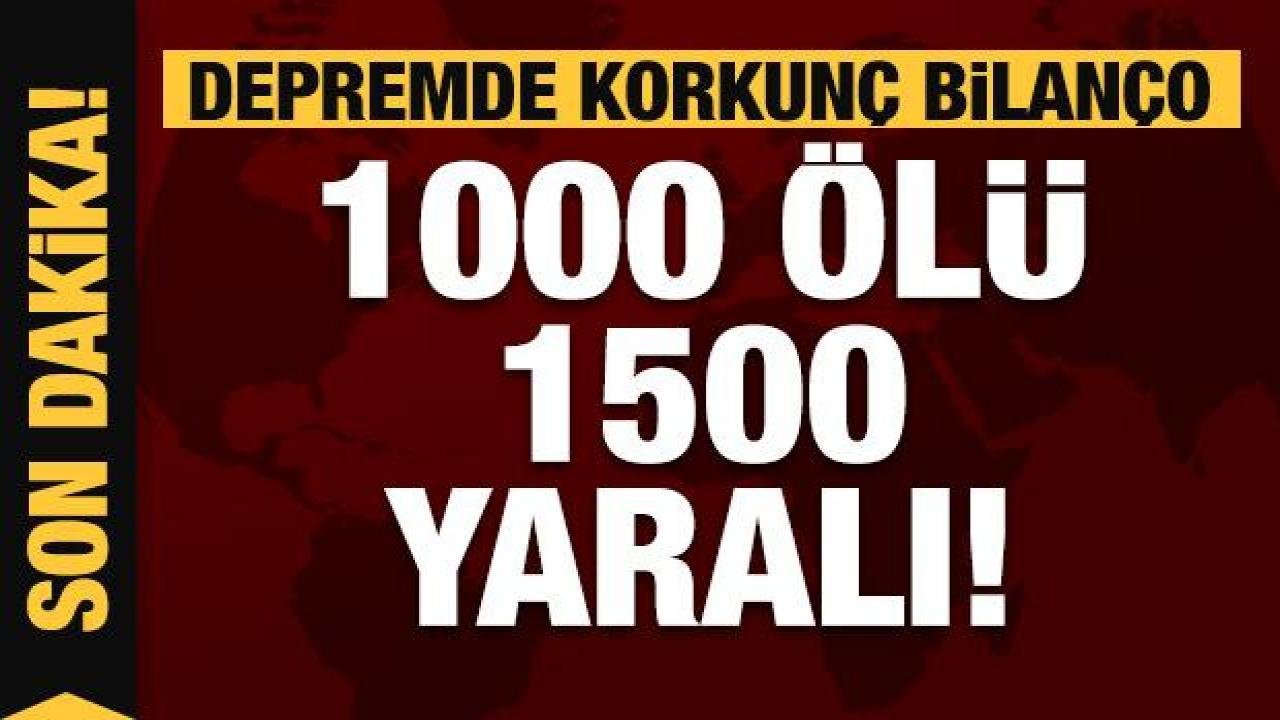 Afganistan’daki şiddetli depremde korkunç bilanço: Bin kişi öldü, binlerce yaralı var!