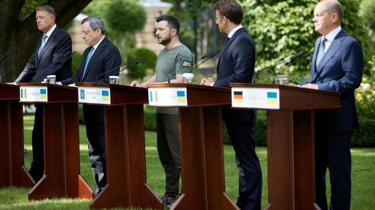 Avrupalı liderlerden Ukrayna’nın AB üyeliğine destek