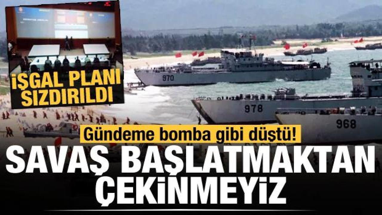 Çinli generallerin Tayvan’ı işgal planı sızdırıldı