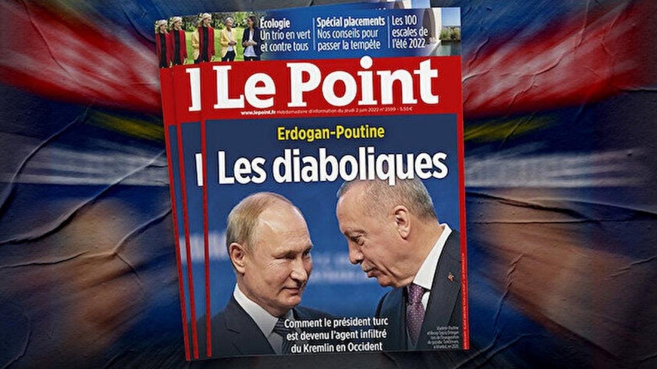 Fransız dergisinden skandal kapak: Türkiye karşıtı Le Point yeniden Erdoğan’ı hedef aldı