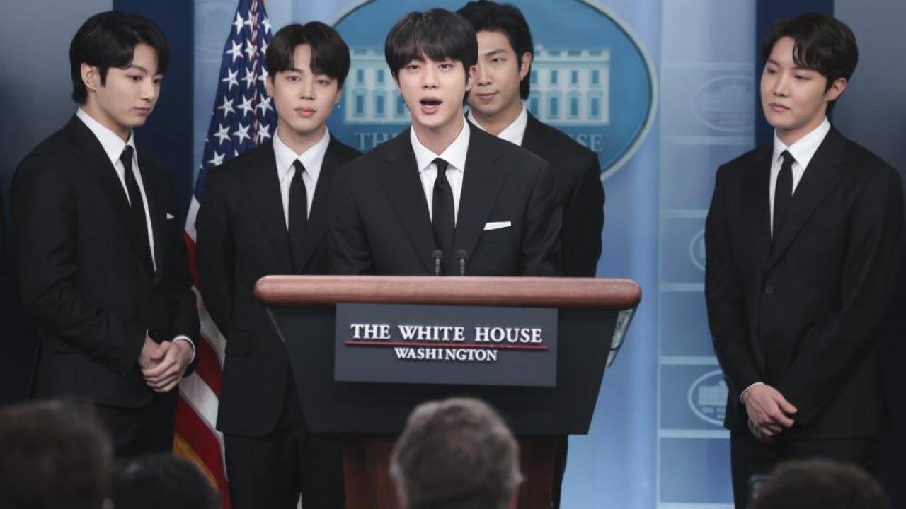 K-pop grubu BTS, Beyaz Saray’da Asya karşıtı nefret suçlarına dikkat çekti