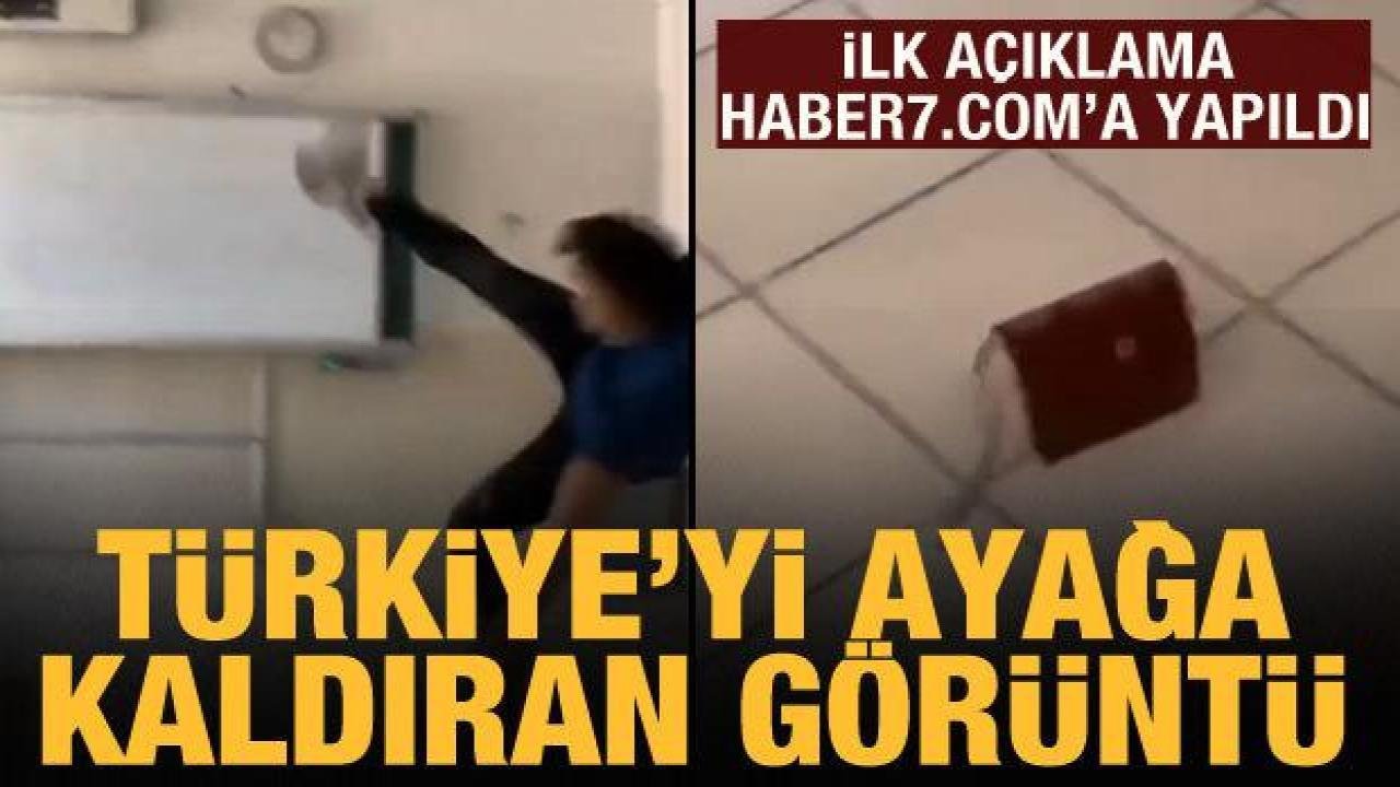 Kur’an-ı Kerim’i tekmeleyen öğrencilerle ilgili ilk açıklama Haber7.com’a yapıldı