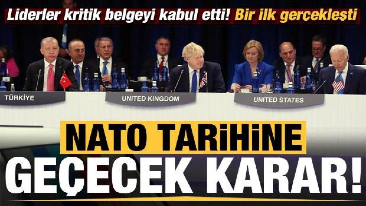 NATO tarihine geçecek karar! Liderler yeni ‘Stratejik Konsept’ belgesini kabul etti