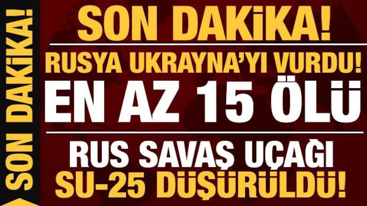 Son dakika: Rusya Harkov’u bombaladı: En az 15 ölü