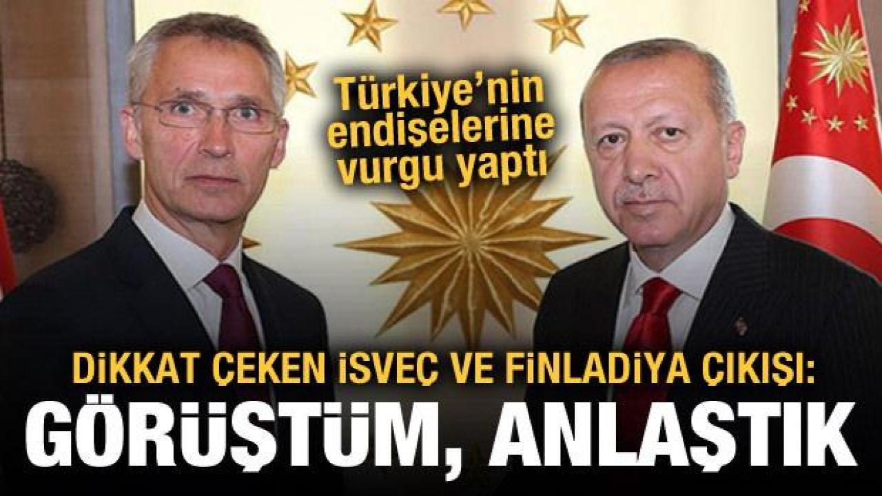 Stoltenberg’den İsveç ve Finlandiya açıklaması: Erdoğan’la görüştüm, anlaştık