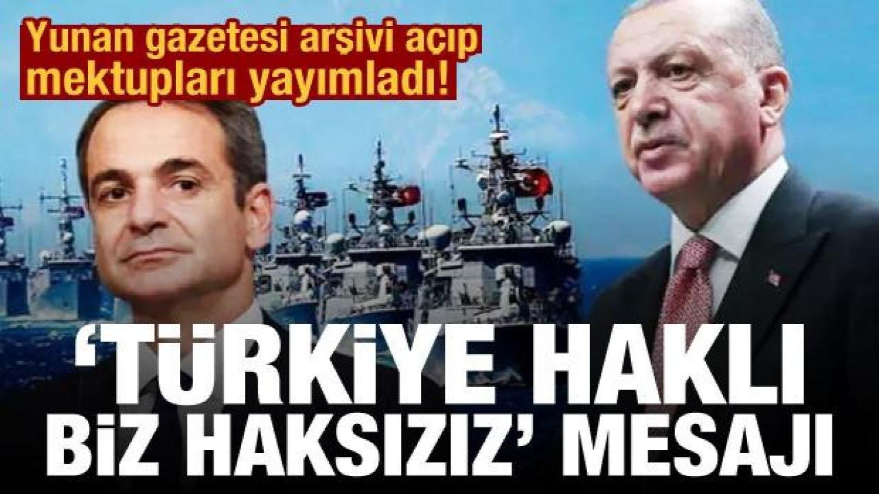 Yunan gazetesi arşivi açıp mektupları yayımladı: ‘Türkiye haklı, biz haksızız’ iması