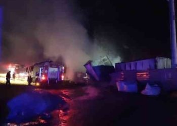 Dilovası’ndaki Palet Fabrikasında Çıkan Yangın Kontrol Altına Alındı