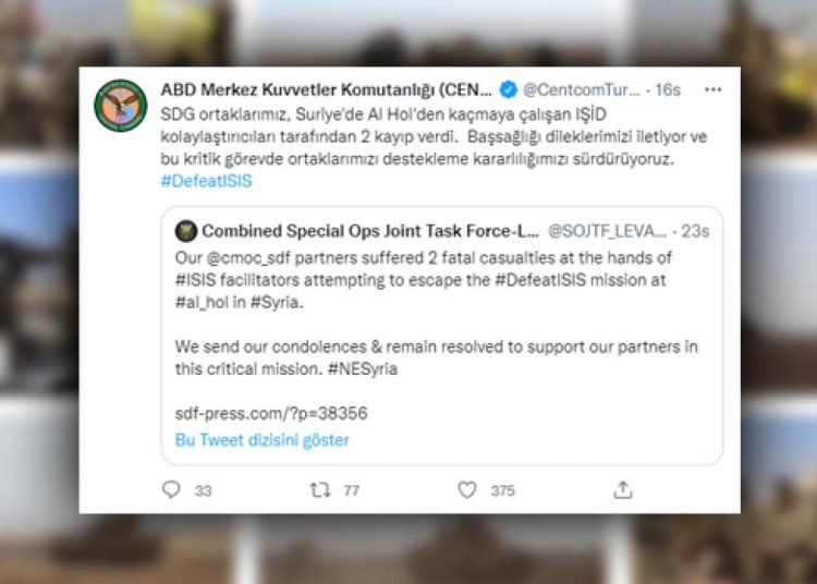 ABD’den teröristler için Türkçe taziye mesajı