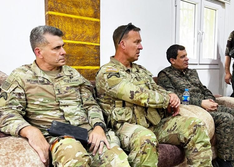 ABD’li komutandan, terör örgütü SDG ve lideri Mazlum Kobani’ye ziyaret