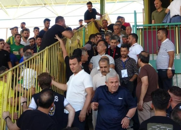 Adıyaman’da maç sonrası ortalık bir anda karıştı