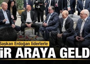 Başkan Erdoğan liderlerle bir araya geldi!