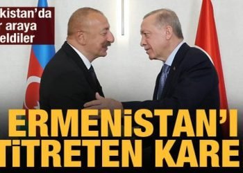 Cumhurbaşkanı Erdoğan, Aliyev ile bir araya geldi
