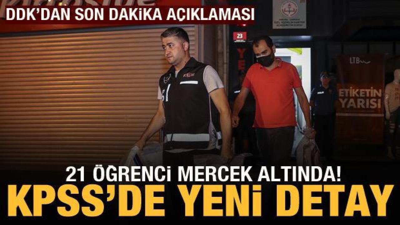İptal edilen KPSS’de yeni detay: Aynı yanıtları veren 21 öğrenci mercek altında!