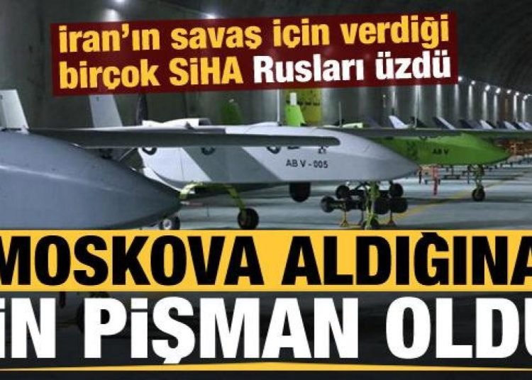 İran savaş için Ruslara birçok SİHA verdi ancak Moskova aldığına pişman oldu!