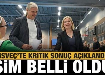 İsveç’teki genel seçimlerden çıkan isim belli oldu