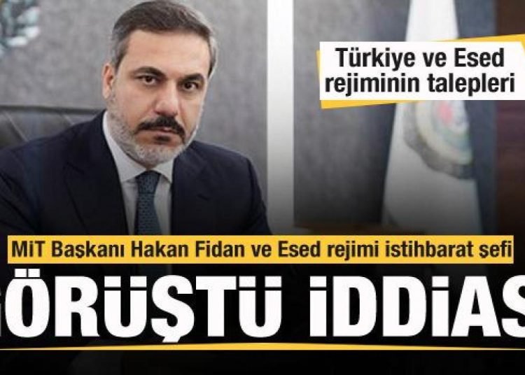 ‘MİT Başkanı Hakan Fidan ve Esed rejimi istihbarat şefi Ali Memlük görüştü’ iddiası