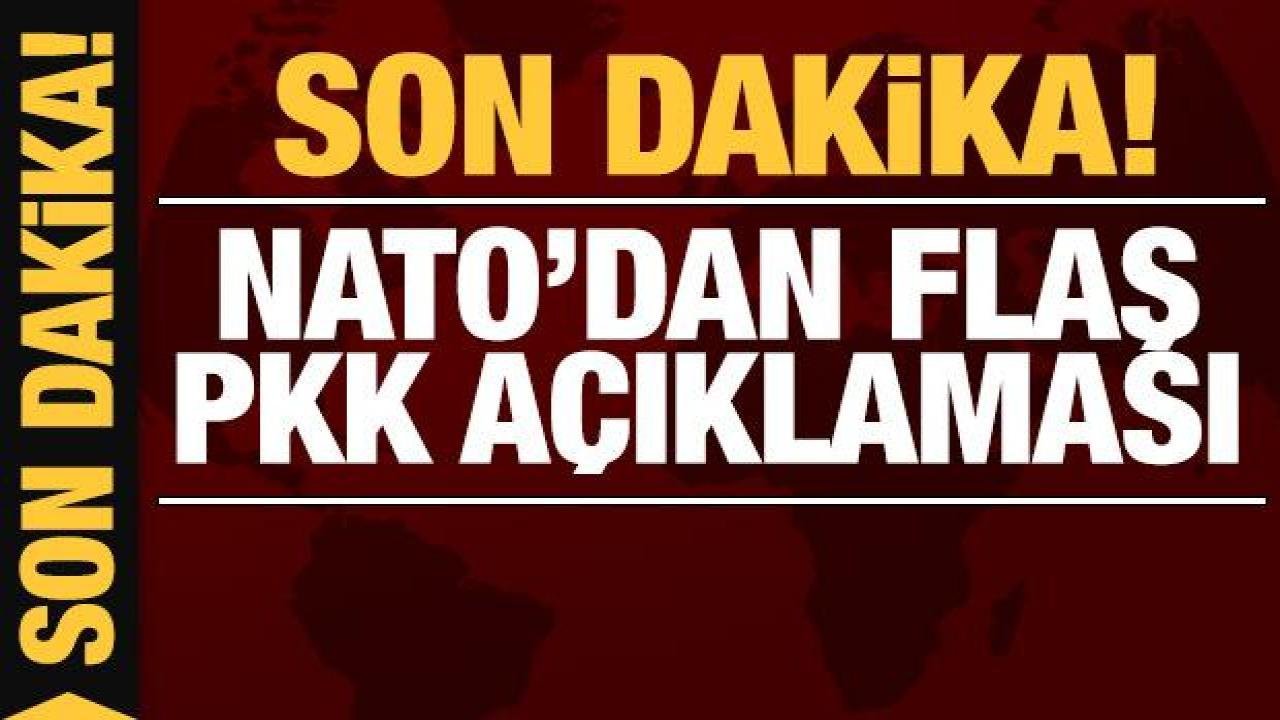 NATO’dan flaş PKK açıklaması!