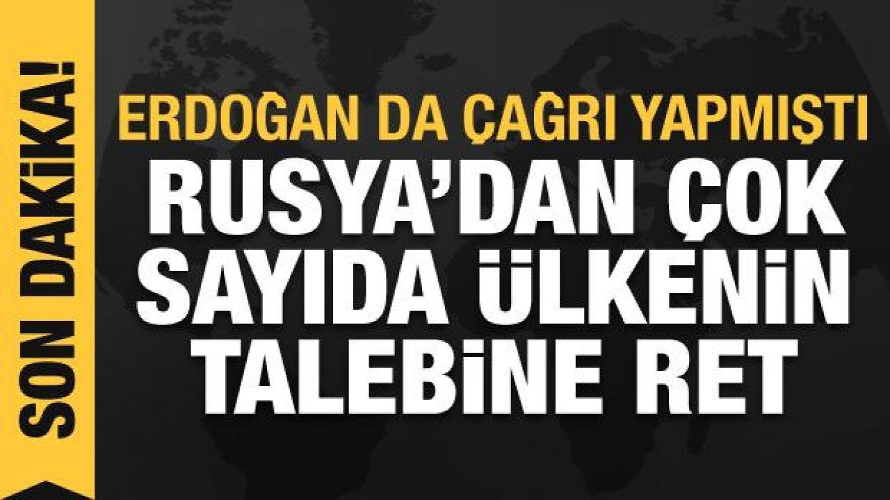 Rusya’dan, Türkiye dahil çok sayıda ülkenin Zaporijya çağrılarına cevap
