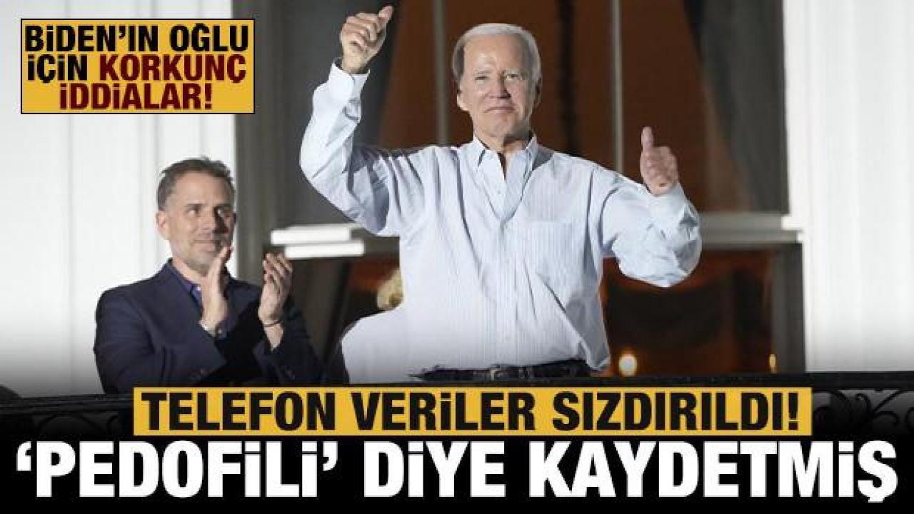 Tüm dünya bu skandalı konuşuyor: Babası Biden’ı ‘Pedofili Peter’ olarak kaydetmiş