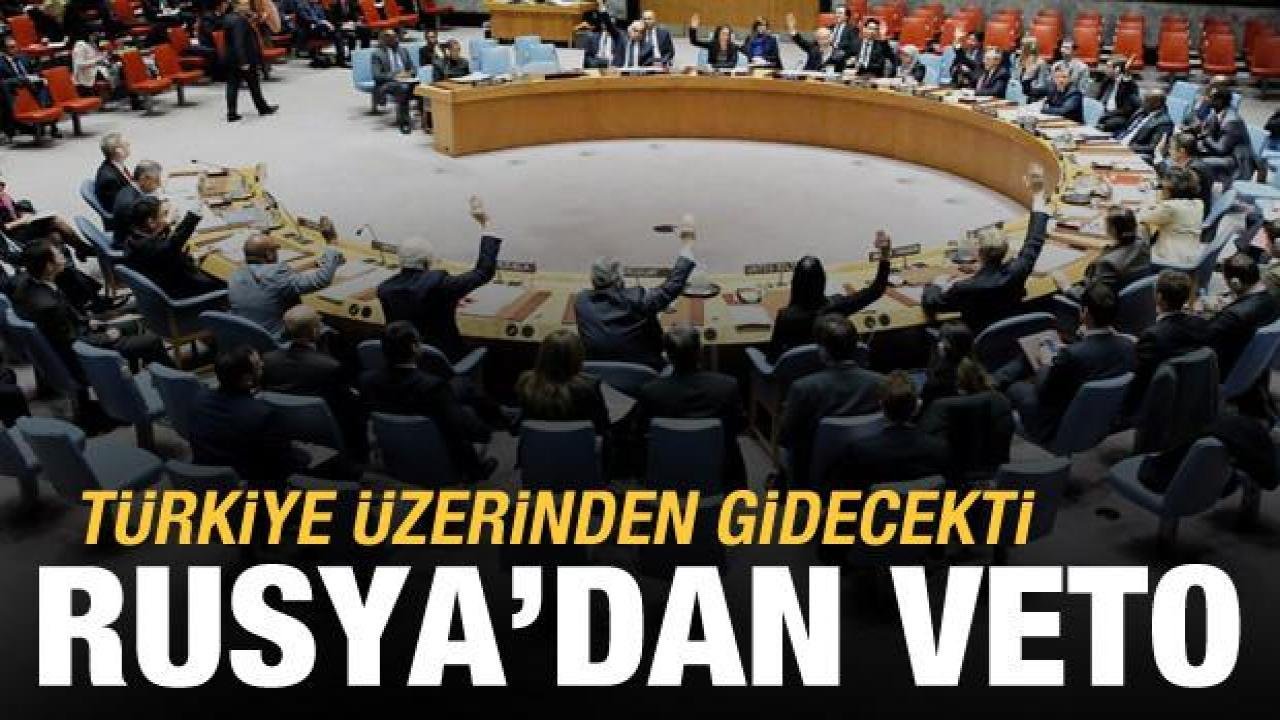 Türkiye üzerinden Suriye’ye gidecek BM yardımlarına Rusya’dan veto
