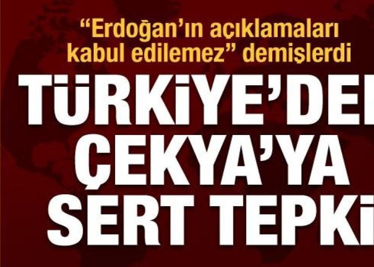 Türkiye’den Çekya’ya sert tepki: Açıklamalarınızın bir değeri yok!